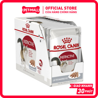 Hộp 12 gói 85G - Pate mèo Royal Canin Instinctive Loaf - Cung Cấp Năng Lượng Cho Mèo Petmall