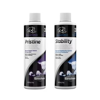 Seachem Vi Sinh Cao Cấp Stalibity & Pristine Khử Độc Tố Amoni Nitrit Nitrat Cho Hồ Cá Nước Ngọt Và Mặn 