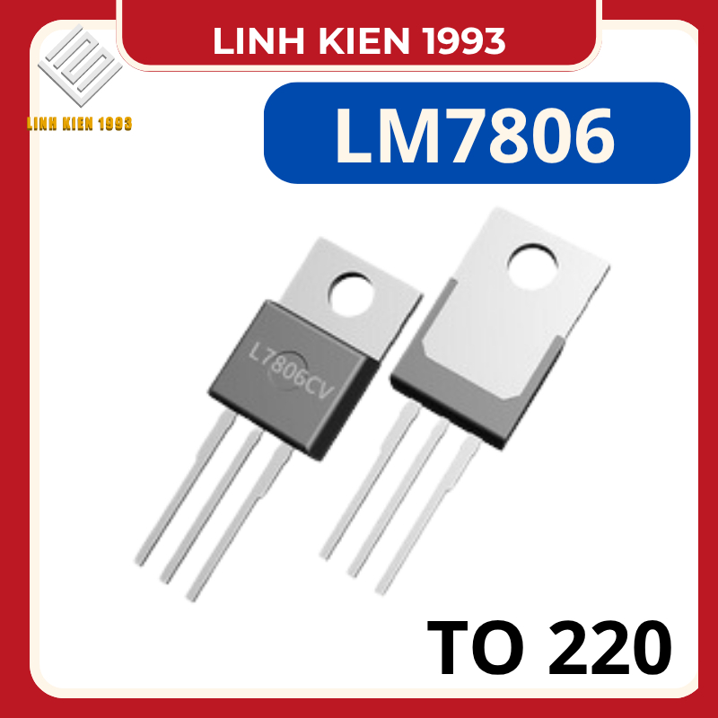 [ COMBO 2 CON ] IC nguồn ổn áp LM7806 6V DIP chính hãng