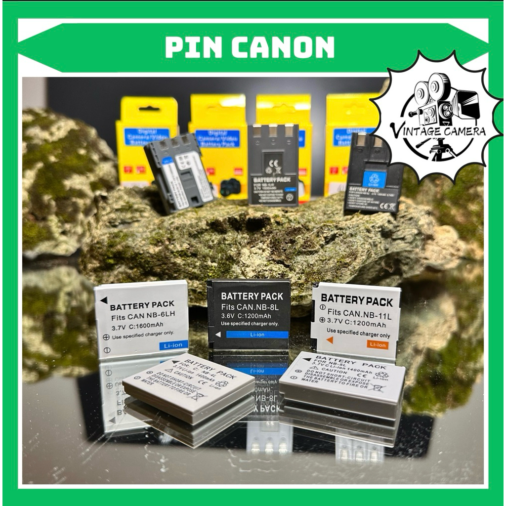 Pin Canon NB-4L/ NB-5L/ NB-6L/ NB-8L/ NB-11L/11LH ( Pin thay thế dung lượng cao )