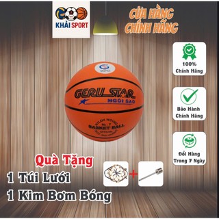 Bóng Rổ Cao Su B7 - Hàng Chính Hãng. (Tặng Kim Bơm & Lưới)