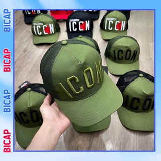 Mũ Lưỡi Trai DSQUARED2 Khoá Nút Thời Trang Nam Nữ, nón kết kaki phối lưới DS2 Icon CAP489