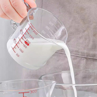 Cốc đong chia vạch 300ml inomata nhật bản chịu nhiệt tốt, trong suốt
