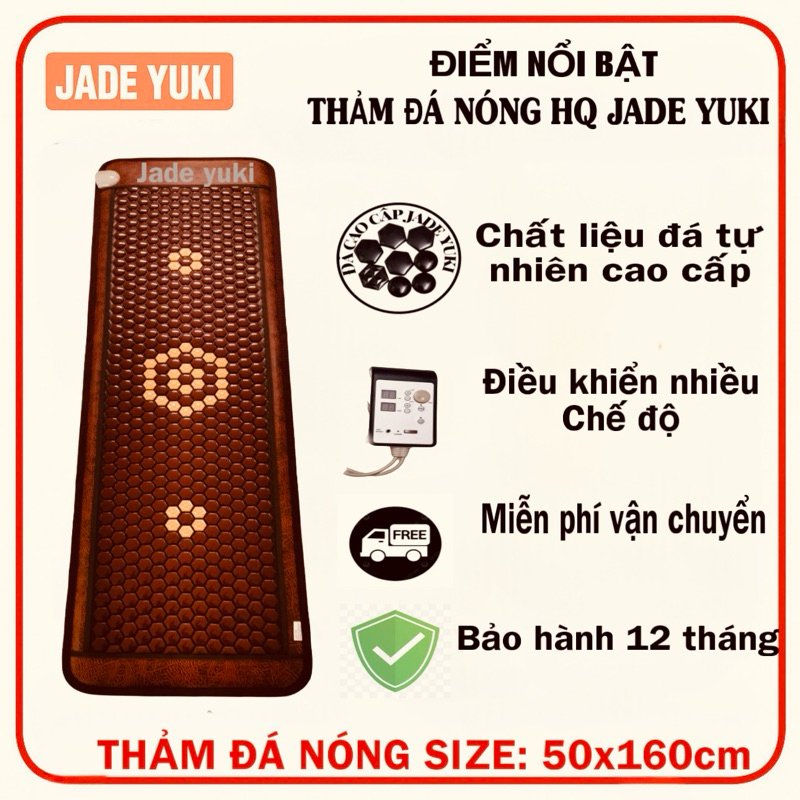  Thảm đá nóng hồng ngoại Hàn Quốc Tourmaline 50x160 – Giảm đau lưng hỗ trợ xương khớp ngủ ngon 