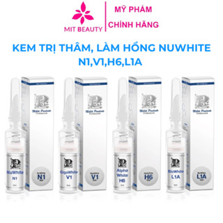 Kem Nuwhite Mibiti Prudente hồng nhũ hoa N1, hồng bikini V1, khử thâm nách bẹn H6, hồng môi L1A chĩnh hãng