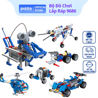  Bộ 9686 Đồ Chơi Giáo Dục Tư Duy Bộ Lắp Ráp Mô Hình Kỹ Thuật Động Cơ Robot Điều Khiển PULITO 