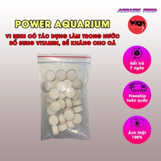  Vi sinh Mỹ 3g POWER AQUARIUM dành cho hồ Koi tách lẻ từ thùng của hãng 