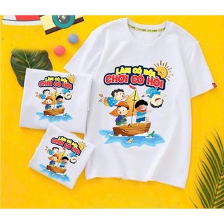 áo thun team Lầy Lội Lập Hội Đi Chơi ,áo nhóm ,áo lớp ,áo gia đình chất cotton mịn mát đủ size