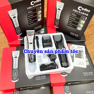 ✅Codos Tông Đơ Cắt Tóc CHC-918 Chính Hãng Pin Lithium Ion 2600mAh 3 Mức Tốc Độ 7000rmp Dụng Cụ Làm Tóc Cao Cấp