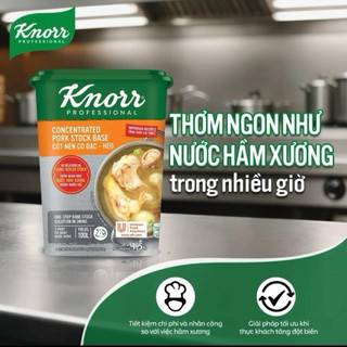 Súp nền heo knorr 1.5kg mẩu mới !(cốt nền heo cô đặc)