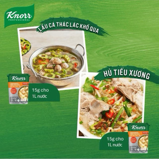 Súp nền heo knorr 1.5kg mẩu mới !(cốt nền heo cô đặc)
