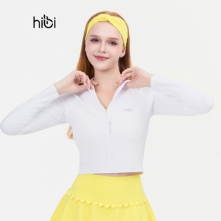 Áo Khoác Thể Thao Nữ Hibi Sports JA101 - Kiểu Tay Dài Có Khóa Kéo, Form Ôm Dáng