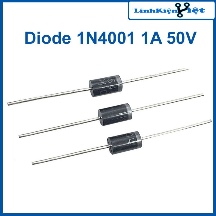 Sản phẩm Diode 1N4001 1A 50V (DIP)