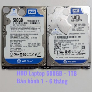 Ổ cứng HDD laptop 500GB 1TB 2.5" sức khoẻ tốt 100% có bảo hành