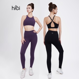 Set Đồ Tập Yoga Gym Hibi Sports H173 Kiểu Cổ Yếm Phối Khoen, Kèm Mút Ngực