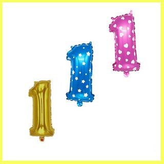 Bóng số 1 nhiều màu cỡ 40cm