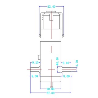 Động cơ giảm tốc vàng 3V-9V chế xe mô hình