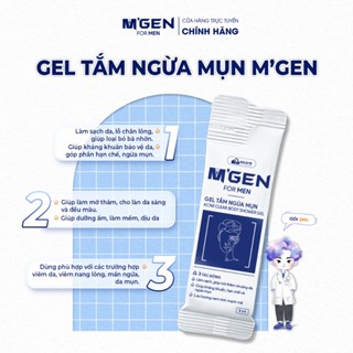   Quà Tặng - Mẫu Ngẫu Nhiên  Gói Gel Tắm hỗ trợ ngừa mụn cơ thể cho nam 