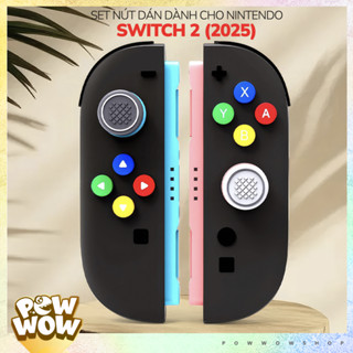  SWITCH2 Set Nút Dán Và Bọc Analog Dành Cho Joycon Nintendo Switch 2  2025  Phong Cách Colorful Nhiều Màu 