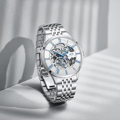 Đồng hồ nam chính hãng I&W Carnival 522G-T1,Kính sapphire,Chống nước 50m,BH24 tháng,Máy Cơ,mặt tròn dây thép không gỉ