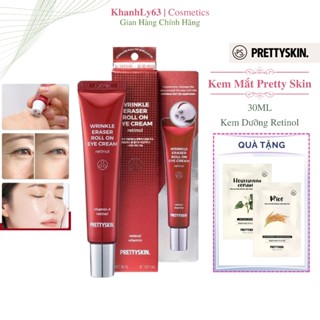 Kem mắt, kem dưỡng mờ thâm mắt Retinol Prettyskin, giảm thâm, giảm nếp nhăn, đều màu da 30ml