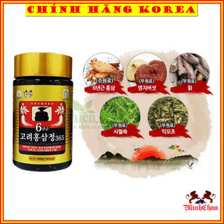 Cao Hồng Sâm 365 Hàn Quốc Chính Hãng Hộp 2 lọ x 240gr