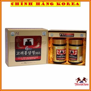 Cao Hồng Sâm 365 Hàn Quốc Chính Hãng Hộp 2 lọ x 240gr