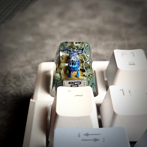Nekomata keycap artisan, keycap naruto, naruto keycap, resin keycap, epoxy keycap, artisan keycap