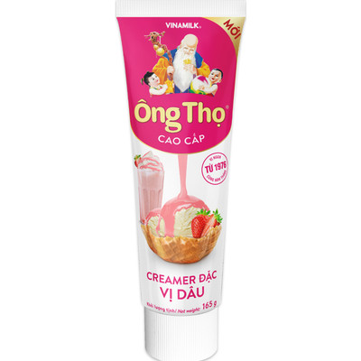 Tuýp Sữa Đặc Ông Thọ Vị Dâu 165g