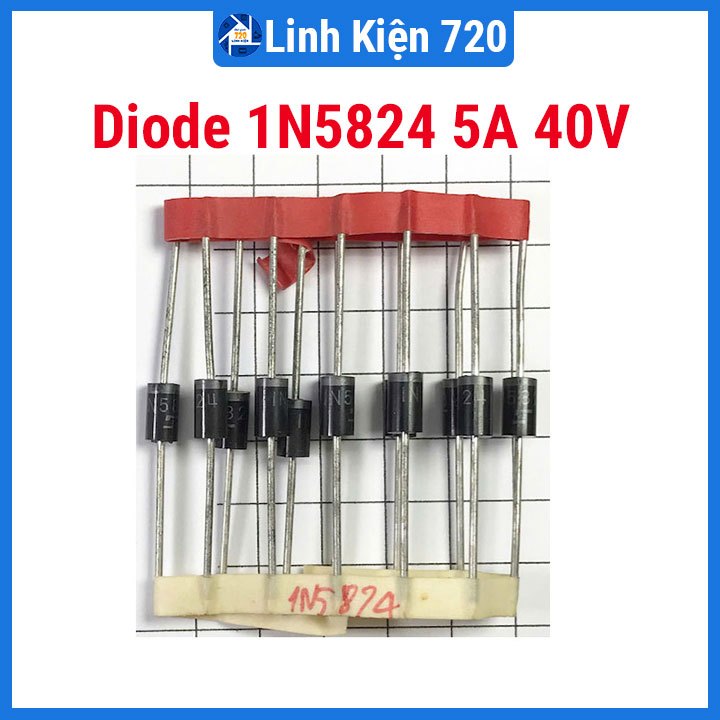 Linh kiện bán dẫn Diode 1N5824 dòng 5A điện áp 40V Schottky