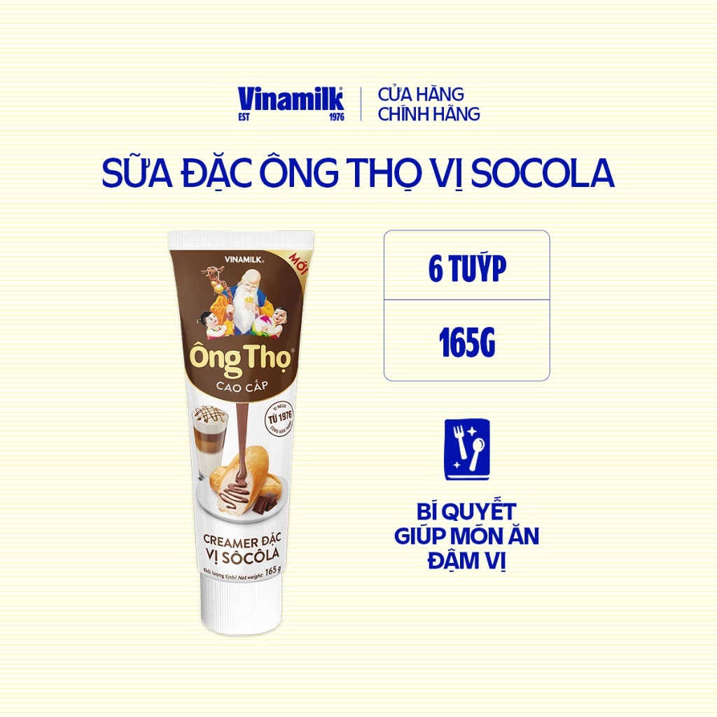 Tuýp Sữa Đặc Ông Thọ Vị Socola 165g