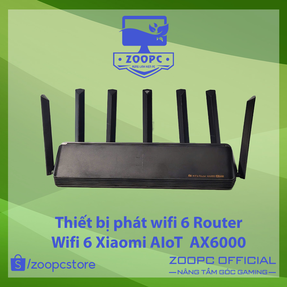 [Hàng có sẵn] Thiết bị phát wifi 6 Router Wifi 6 Xiaomi AIoT  AX6000 |ZOOPCSTORE
