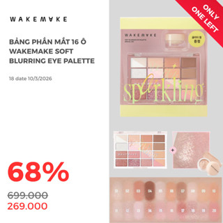  Bảng Phấn Mắt 16 ô WakeMake Soft Blurring Eye Palette 