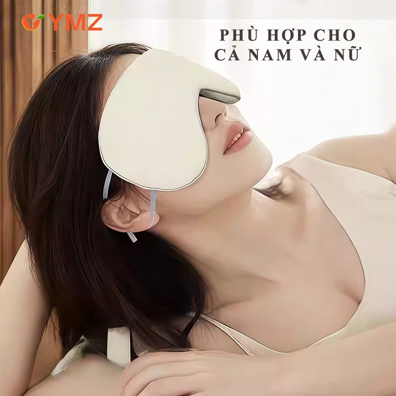 Mặt Nạ Ngủ 2 Mặt Đổi Màu YMZ giảm ánh sáng, Miếng che mắt ngủ cao cấp 2 mặt ấm mát Du lịch, Ngủ Trưa, Ngủ Văn Phòng