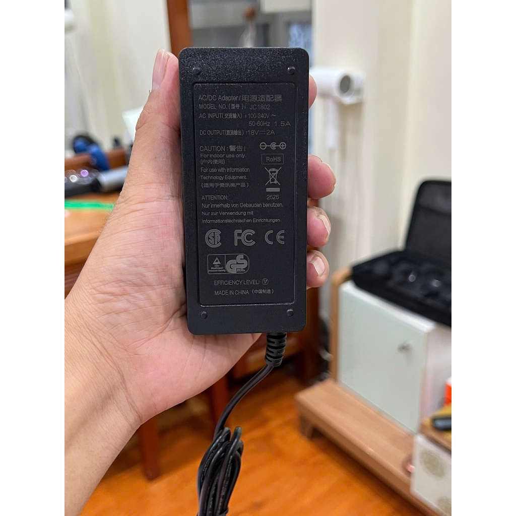 Adapter DC 18v 2a loại tốt