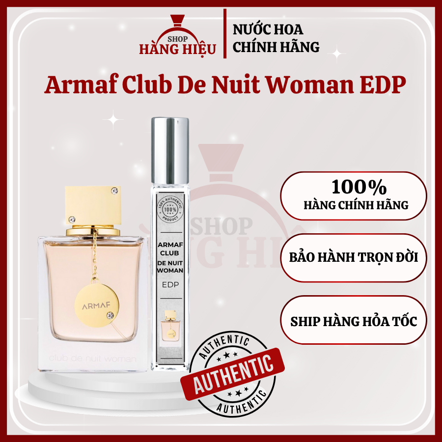 [Hàng Chính Hãng] Nước hoa Nữ Armaf Club De Nuit Woman EDP_Shop Hàng Hiệu
