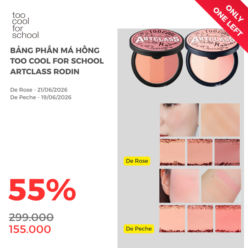 Phấn má hồng / tạo khối Too Cool By Rodin Blusher/ Shading | BigBuy360 - bigbuy360.vn