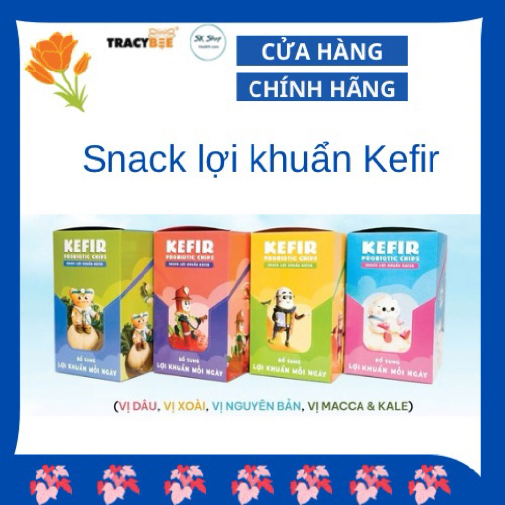 Hộp Snack lợi khuẩn Kefir, hộp 5 gói nhỏ