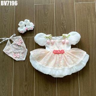  Set Body Váy Ren Dự Tiệc Cho Bé Gái Sơ Sinh 1 2 Tuổi MINTSCLOSET - BV7180 