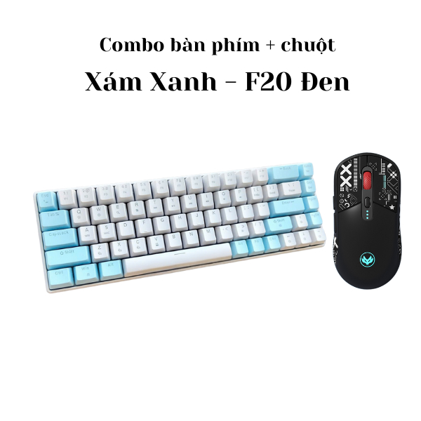 Bộ bàn Phím Cơ Không Dây Bluetooth Atas ZA641 V2 - F20 - Red Swtich Có Hotswap - Pin trâu sạc nhanh | BigBuy360 - bigbuy360.vn