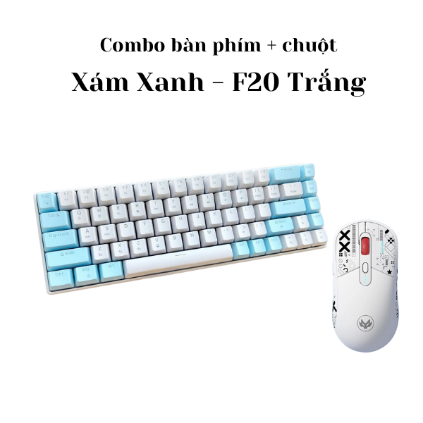 Bộ bàn Phím Cơ Không Dây Bluetooth Atas ZA641 V2 - F20 - Red Swtich Có Hotswap - Pin trâu sạc nhanh | BigBuy360 - bigbuy360.vn