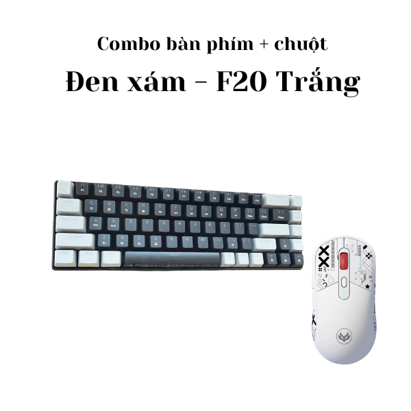 Bộ bàn Phím Cơ Không Dây Bluetooth Atas ZA641 V2 - F20 - Red Swtich Có Hotswap - Pin trâu sạc nhanh | BigBuy360 - bigbuy360.vn