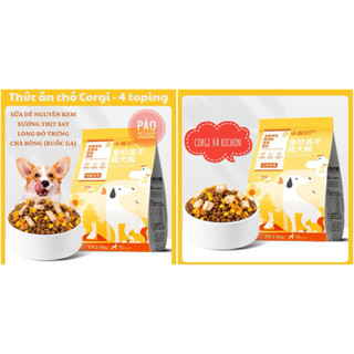   TÚI 2,5KG  Thức ăn hạt DONGPET cho chó CORGI POODLE Bichon 4 loại thịt sấy đông khô 2,5kg 
