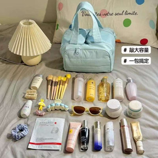  Túi Đựng Đồ Trang Điểm Makeup Cỡ Lớn Có Quai Xách Túi Đựng Mỹ Phẩm Du Lịch Tiện Lợi 