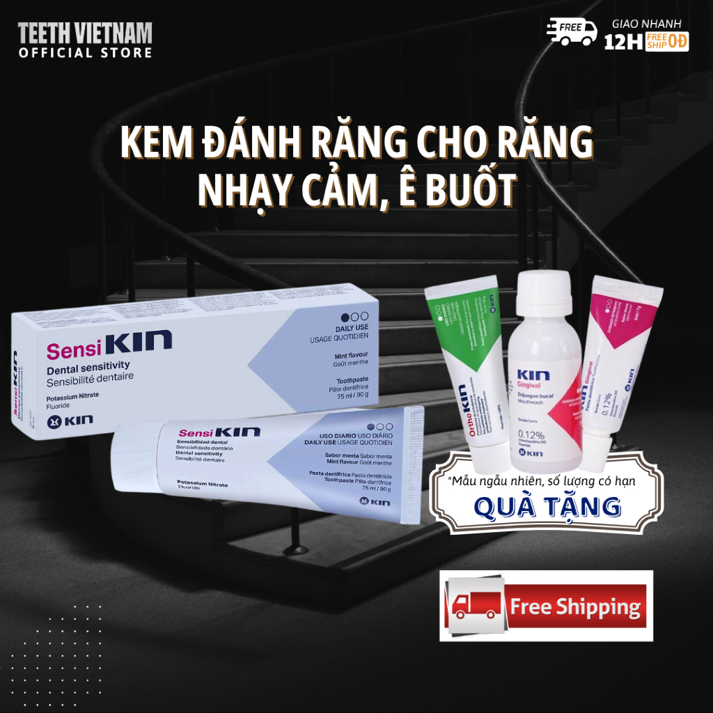 Kem Đánh Răng Sensikin 75mL Chống Ê Buốt, Nhạy Cảm Răng