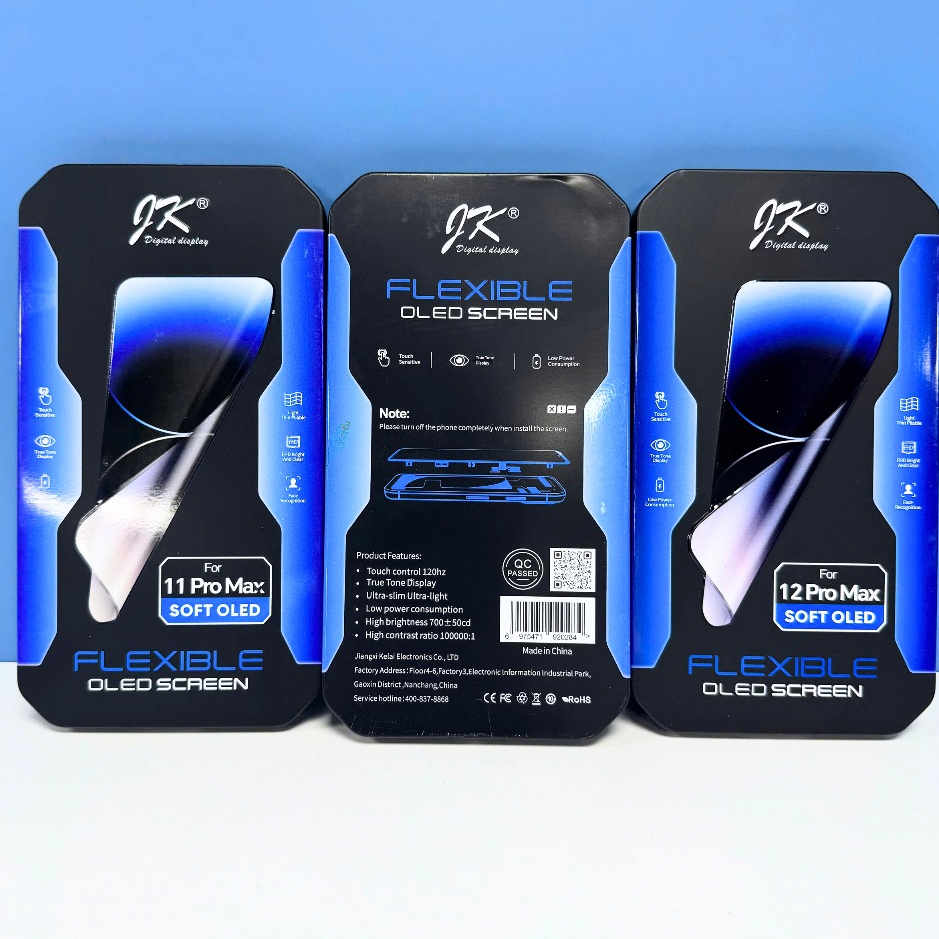 Màn hình JK Oled Thay Thế Cho IP Xsm đến 15 Prm, Hiển Thị 9/10 So Với Màn Zin