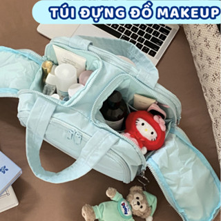  Túi Đựng Đồ Trang Điểm Mỹ Phẩm Cỡ Lớn - Có Quai Xách Chống Thấm Nước Du Lịch Tiện Lợi  