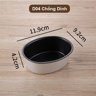 Khuôn oval D04 thường / ovan D04 chống dính
