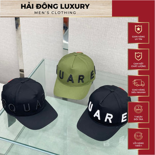  Mũ Lưỡi Trai DSQ Bản Chữ Thêu Nổi Tỉ Mỉ,Sắc Nét Hàng Full Thêu Có Quai Chỉnh To Nhỏ 
