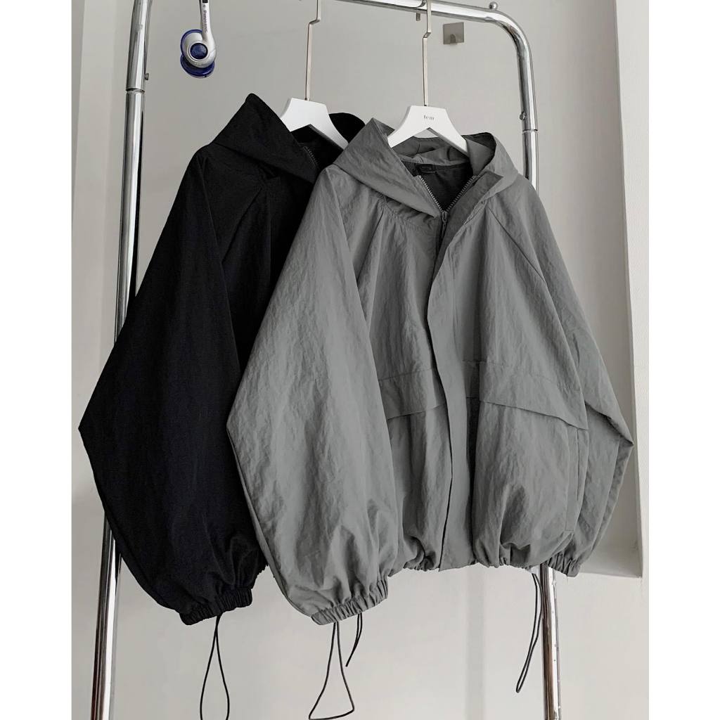 Áo khoác dù KAWU có túi trong , vải dù gió nhăn xịn lót lụa cotton 100% cực mát và nhẹ style Hàn Quố